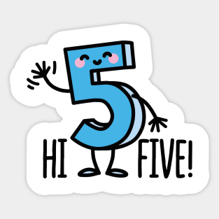 Hi Five! Sticker